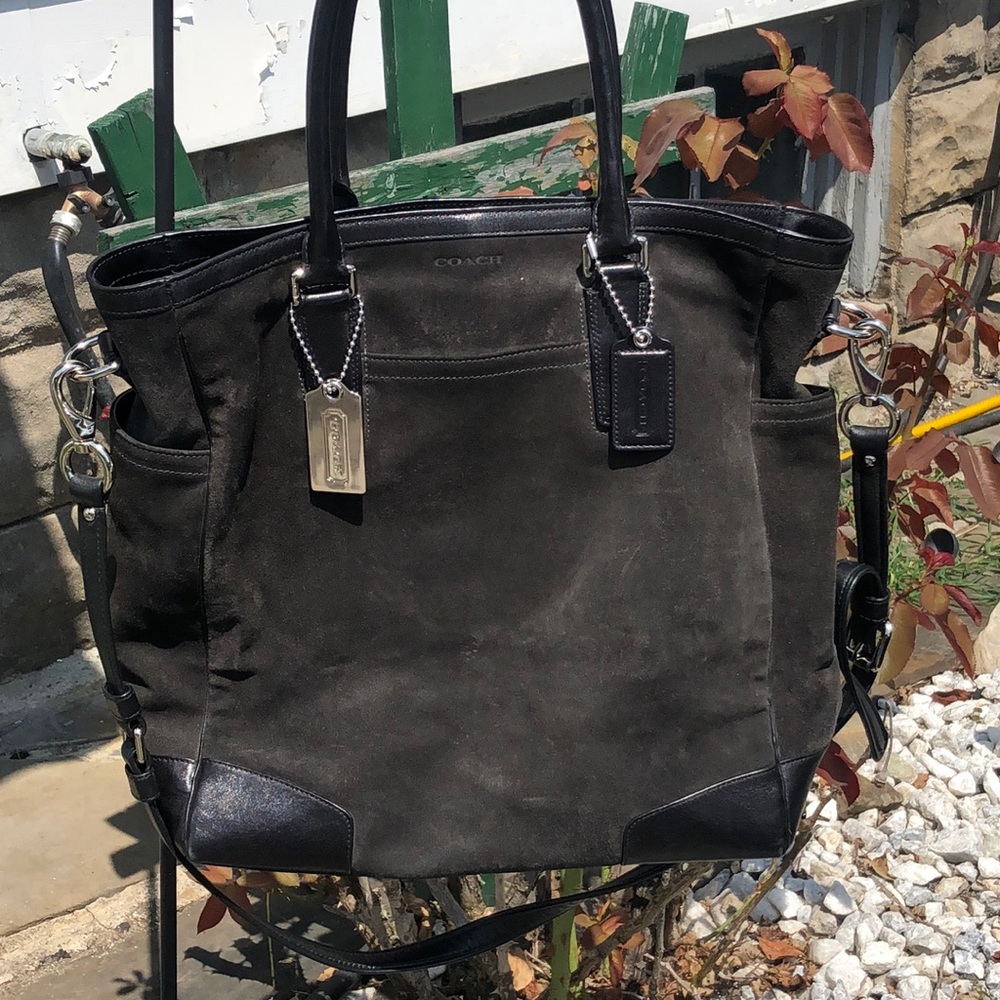 Coach Suede and Leather tote bag